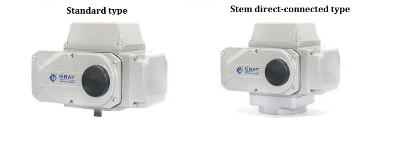 Đồng hợp kim Miniature Intelligent Electric Actuator IP68 Với tín hiệu đầu vào / đầu ra tương tự 1