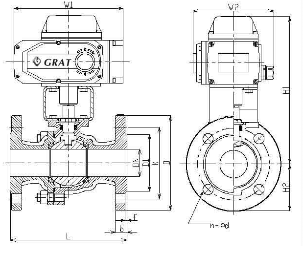 250 độ nhiệt độ hơi nước kim loại ghế van quả bóng với điện động cơ Actuator 0