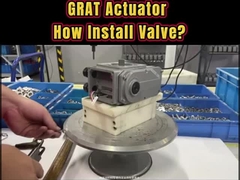 GRAT Actuator Làm thế nào để cài đặt van - Điện hoạt động van bóng dây kết nối