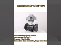 Van bóng UPVC cho các dung dịch axit và kiềm.