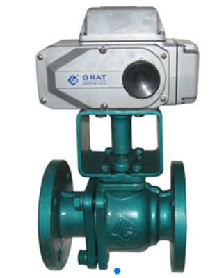 Van bóng điện chống ăn mòn Fluorine Dn15 - Dn250 Van bóng điện động cơ