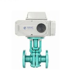 Dn15 Valve bóng Fluorine với động cơ điện