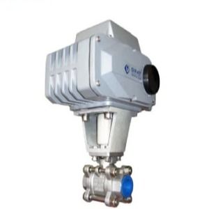 Công nghiệp hóa học điện điều khiển hoạt động 1 inch SS316 van bóng