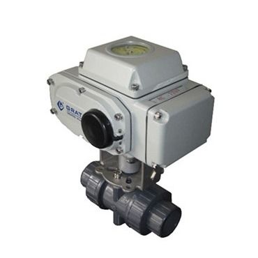 Soft Seat UPVC Electric Ball Valve Ventil bóng nhựa để cung cấp nước