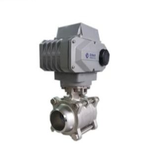 Máy van bóng điện nhỏ kết nối sườn thép không gỉ