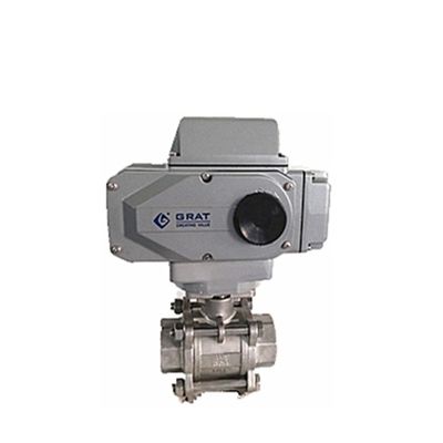 Grat Stainless Steel Thread Connection Electric On-Off Ball Valve (Ventil bóng bật tắt bằng điện)